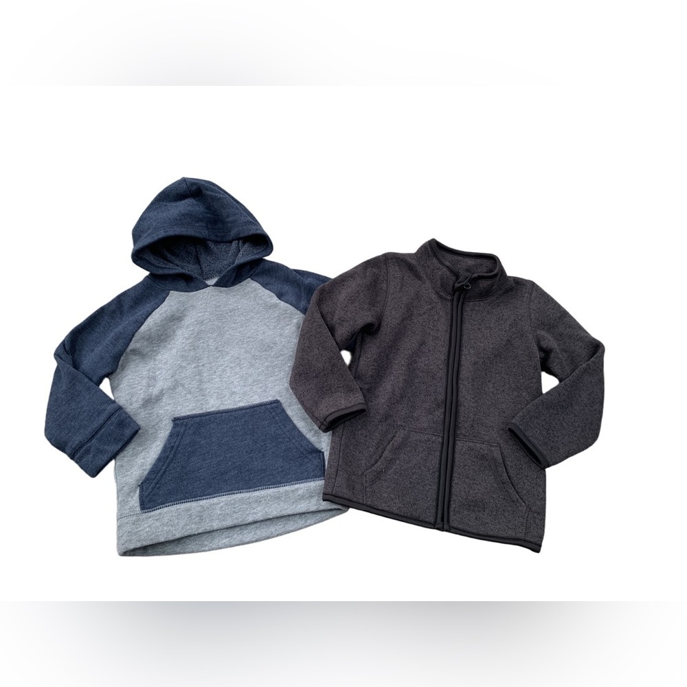 Jumping Beans Size 24 Months Fleece Hoodie and Zip Jacket Bundle
